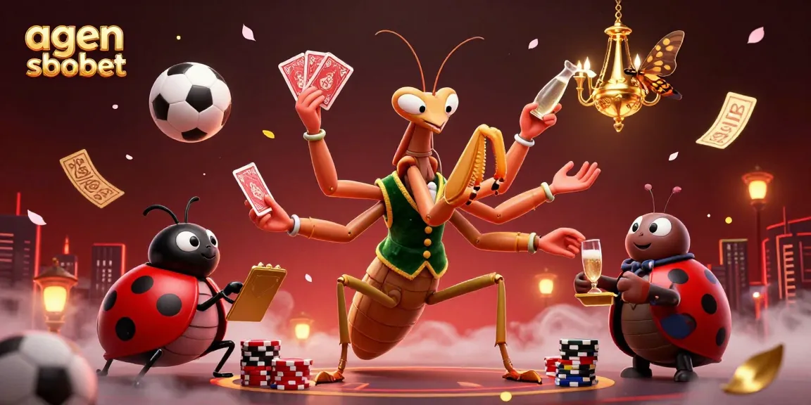 Engage in thrilling sports betting adventures with agen sbobet featuring dynamic characters and vibrant casino elements.